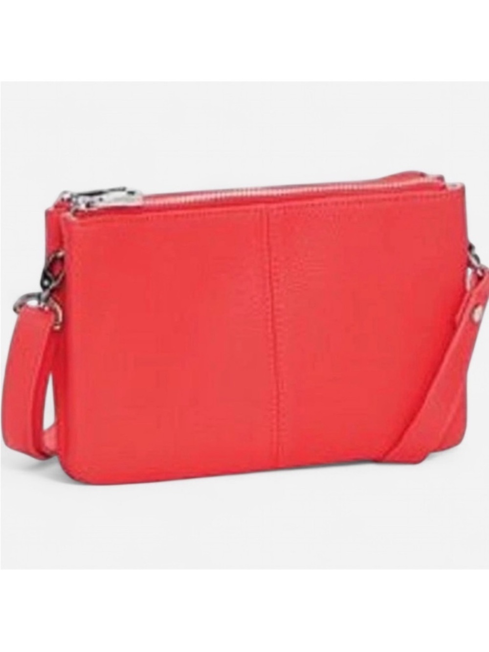 Jewell by Thirty-one crossbody purse in coral kisses gently used